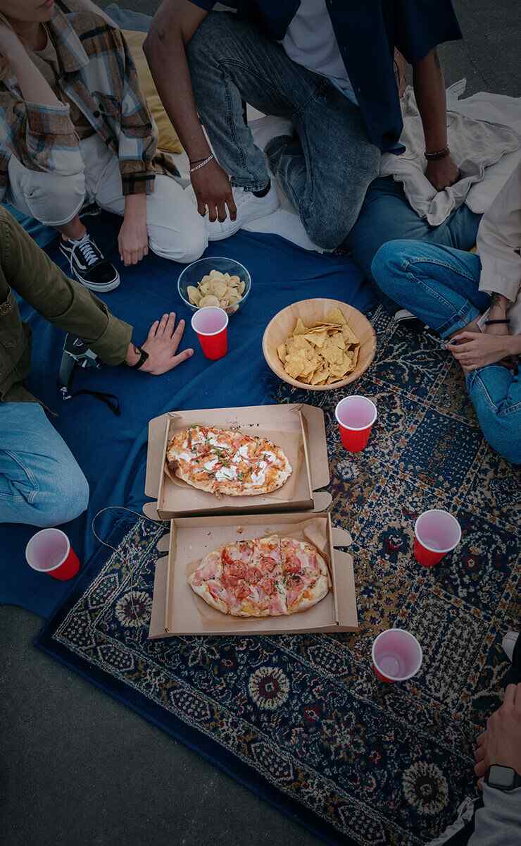 نص دجاجة مع رز او برغل